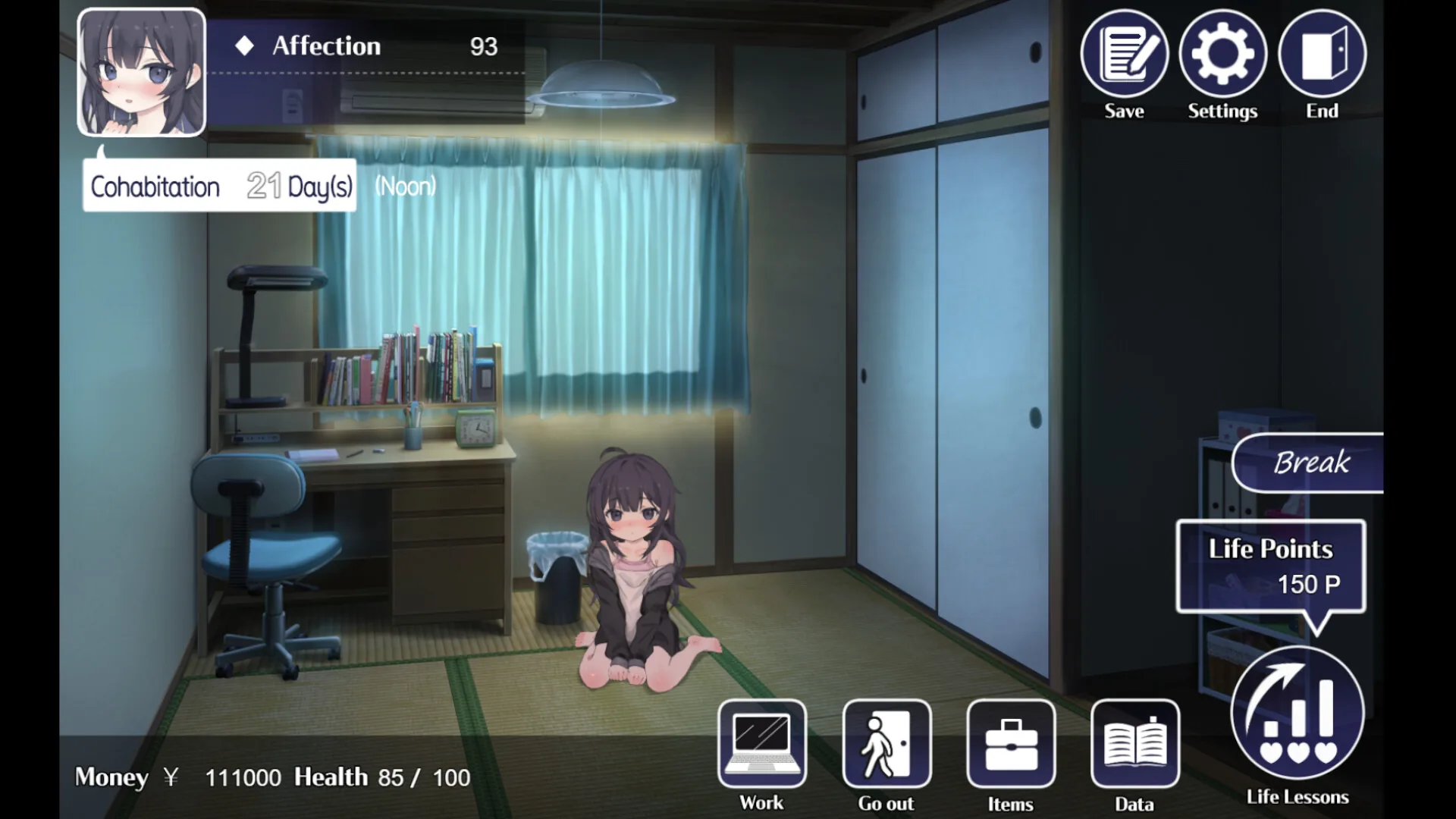 幸福家里蹲的养成方法 Steam 主视觉